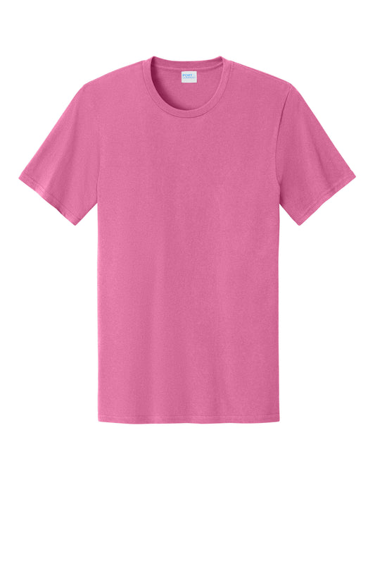 Port & Co Easy Cotton Tee PC43 - Awareness Pink