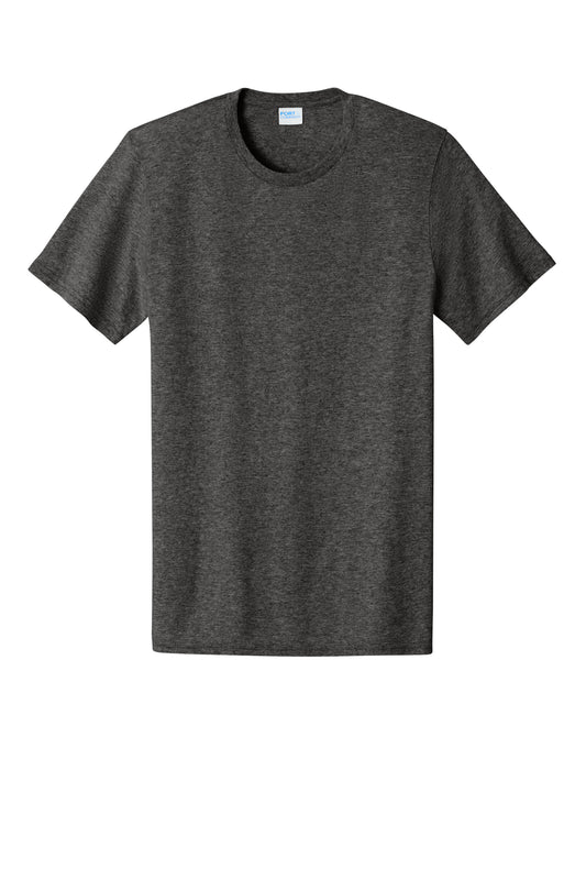 Port & Co Easy Cotton Tee PC43 - Dark Heather Grey